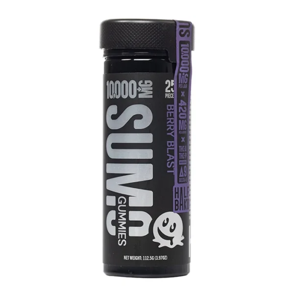 Berry-Blast-Gomitas-Sumo Gomitas SUMO Half Bak’d +10,000mg THC