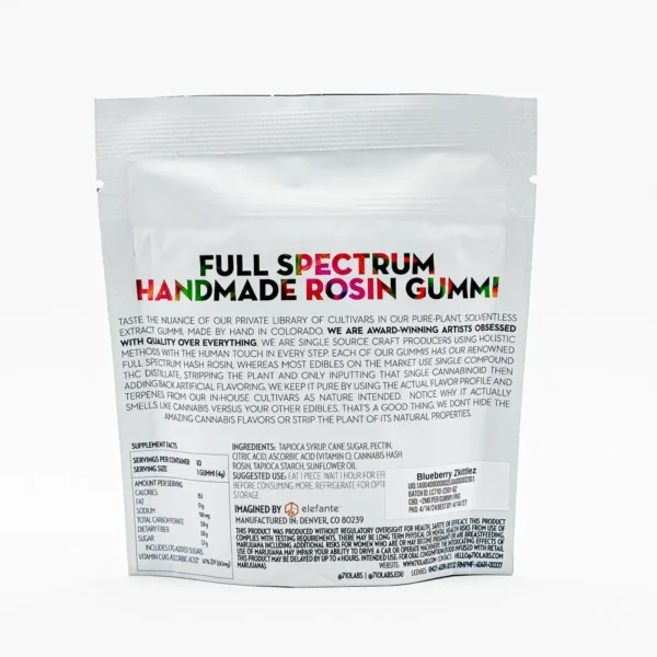 Gomitas 710 Labs (Hash Rosin) 100mg THC