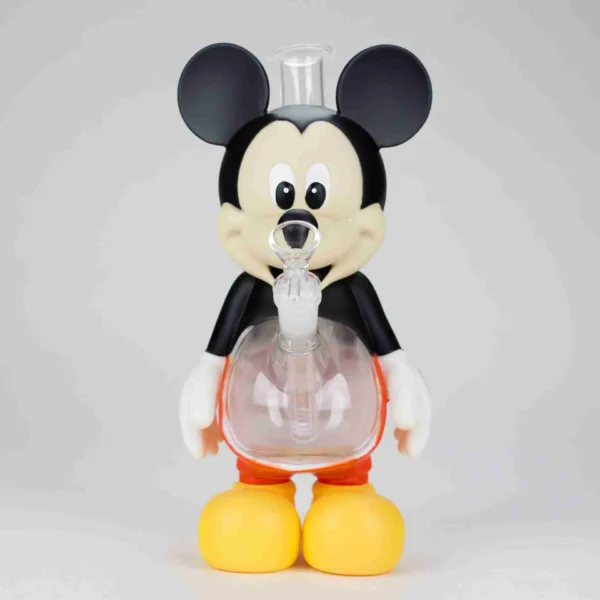 Bong de Cristal + PVC Mickey Mouse