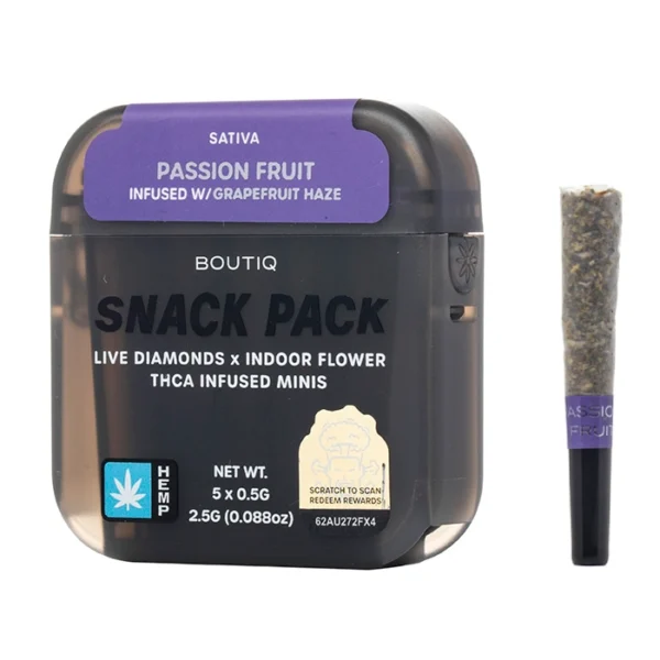 Boutiq Mini Infused Joints 5 Pack (2.5G) | Prerolados