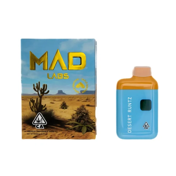 Desert-Runtz-Hibrida-Mad-Labs-2G Mad Labs 2G Golden Edition | Pluma de Wax