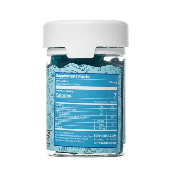 Gomitas-Delta-8-THC-100mg-TRE-House-Etiqueta Gomitas TRE House Delta 8 THC (100mg)