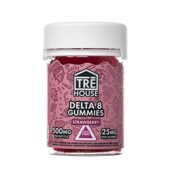 Gomitas-Delta-8-THC-25mg-Strawberry-TRE-House Gomitas TRE House Delta 8 THC (25mg)