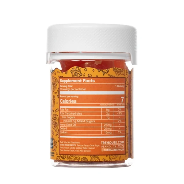 Gomitas-Delta-8-THC-25mg-TRE-House-Etiqueta Gomitas TRE House Delta 8 THC (25mg)