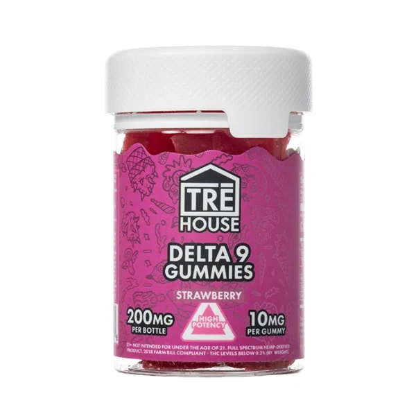Gomitas-Delta-9-THC-10mg-Strawberry-TRE-House Gomitas TRE House Delta 9 THC (10mg)