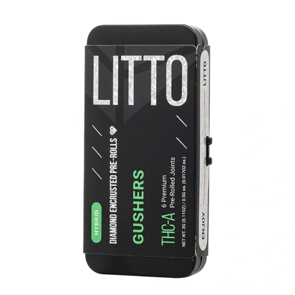 Gushers-Hibrida-Litto Pre Rolados Litto 3G THCA Diamonds