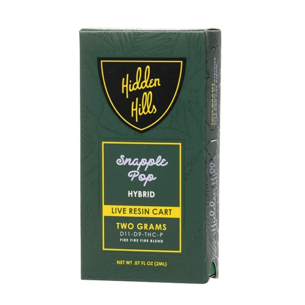 Hidden Hills Live Resin 2G | Cartucho de Wax