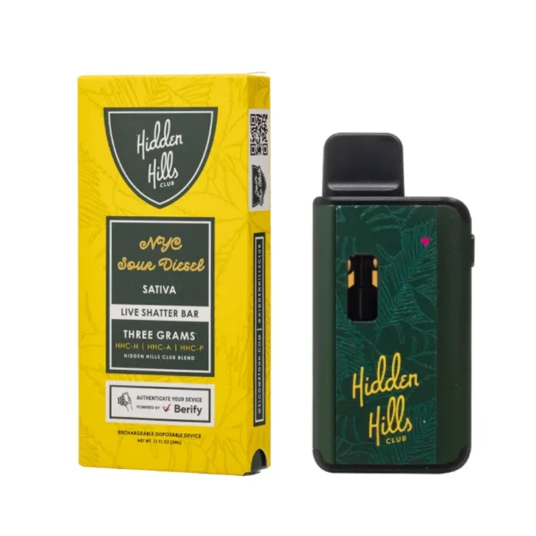 Pluma-de-Wax-Hidden-Hills-Live-Shatter-Bar-3G Hidden Hills Live Shatter 3G