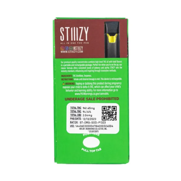 Stiiizy Pod 1G | Pluma de Wax
