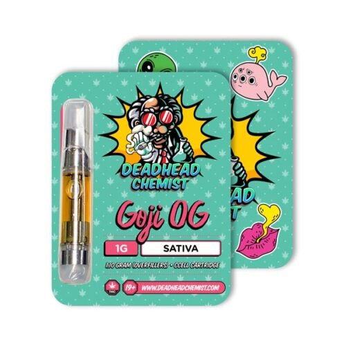 Deadhead Chemist THC Vape Cartridge 1G | Goji OG Sativa